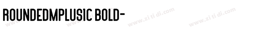 RoundedMplus1c bold字体转换
